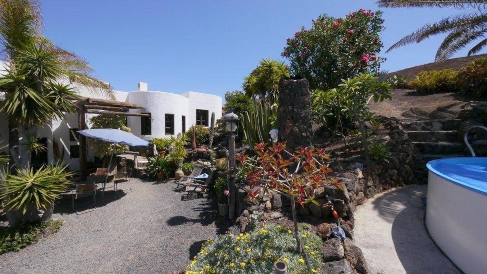 Ferienhaus In Guatiza Mit Gemeinsamem Pool Bagian luar foto